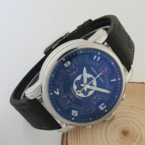 몽블랑 크로노그래프 블랙 그레이 44mm