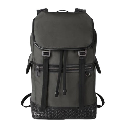 보테가베네타 LARGE BACKPACK HITECH CANVAS AND MATALBRUSH